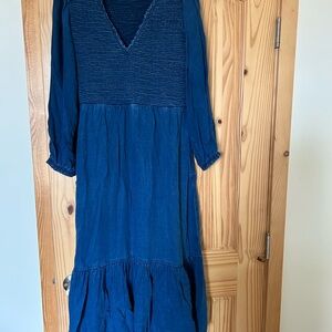 Old Navy Denim Look Long Sleeve Dress